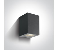 Фасаден аплик One Light 67426/AN SQUARE FACADE WALL LAMP ANTHRACITE