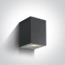 Фасаден аплик One Light 67426/AN SQUARE FACADE WALL LAMP ANTHRACITE