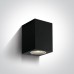 Фасаден аплик One Light 67426/B SQUARE FACADE WALL LAMP BLACK