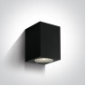 Фасаден аплик One Light 67426/B SQUARE FACADE WALL LAMP BLACK