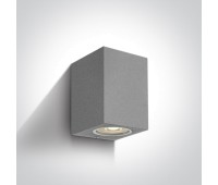 Фасаден аплик One Light 67426/G SQUARE FACADE WALL LAMP GREY