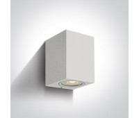 Фасаден аплик One Light 67426/W SQUARE FACADE WALL LAMP WHITE