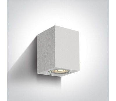 Фасаден аплик One Light 67426/W SQUARE FACADE WALL LAMP WHITE