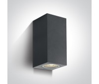 Фасаден аплик One Light 67426A/AN SQUARE FACADE WALL LAMP ANTHRACITE