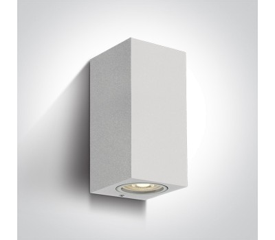 Фасаден аплик One Light 67426A/W SQUARE FACADE WALL LAMP WHITE