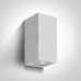 Фасаден аплик One Light 67426A/W SQUARE FACADE WALL LAMP WHITE