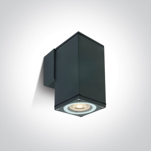 Фасаден аплик One Light 67426B/AN SQUARE FACADE WALL LAMP ANTHRACITE