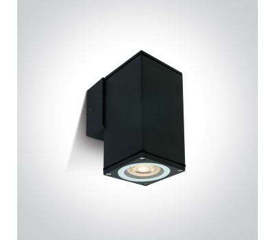 Фасаден аплик One Light 67426B/B SQUARE FACADE WALL LAMP BLACK