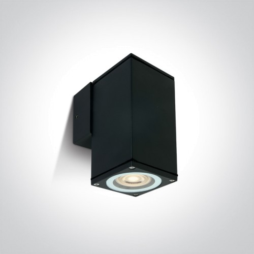 Фасаден аплик One Light 67426B/B SQUARE FACADE WALL LAMP BLACK