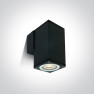 Фасаден аплик One Light 67426B/B SQUARE FACADE WALL LAMP BLACK
