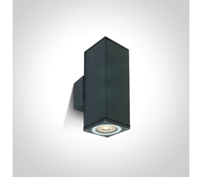 Фасаден аплик One Light 67426C/AN SQUARE FACADE WALL LAMP ANTHRACITE