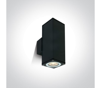 Фасаден аплик One Light 67426C/B SQUARE FACADE WALL LAMP BLACK