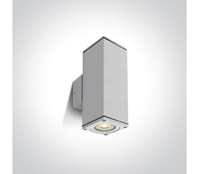 Фасаден аплик One Light 67426C/W SQUARE FACADE WALL LAMP WHITE