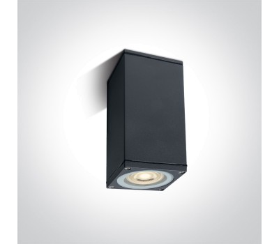 Фасадна луна за външен монтаж One Light 67426D/AN SQUARE FACADE SURFACE MOUNTING LAMP ANTHRACITE