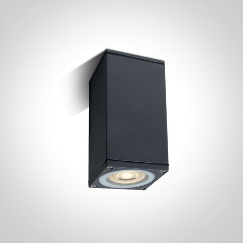 One Light 67426D/AN SQUARE FACADE SURFACE MOUNTING LAMP ANTHRACITE