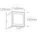 LED фасаден аплик One Light 67440A/AN/W 11W LED 3000K IP54 ANTHRACITE ADJUSTABLE BEAMS FACADE WALL LAMP