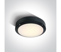 LED фасаден плафон One Light 67442/B/W 10W 3000K IP54 ROUND FACADE CEILING LAMP