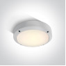 LED фасаден плафон One Light 67442/W/W 10W 3000K IP54 ROUND FACADE CEILING LAMP