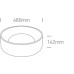 One Light 67452/B/W 30W 3000K ROUND LED CEILING LAMP