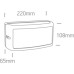 LED фасаден аплик One Light 67474A/AN/W 10W LED 3000K IP54 ANTHRACITE FACADE WALL LAMP