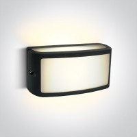 LED фасаден аплик One Light 67474A/AN/W 10W LED 3000K IP54 ANTHRACITE FACADE WALL LAMP