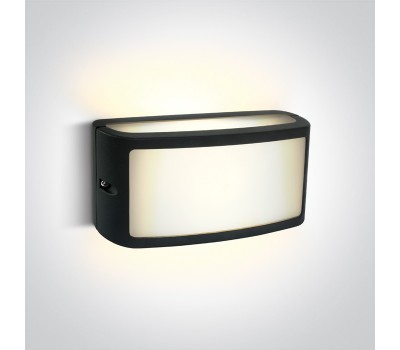 LED фасаден аплик One Light 67474A/AN/W 10W LED 3000K IP54 ANTHRACITE FACADE WALL LAMP