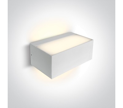 Фасаден аплик One Light 67518/W WHITE IP65 FACADE WALL LAMP