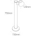 Градински стълб One Light 67534B/AN ANTHRACITE IP65 BOLLARD LAMP
