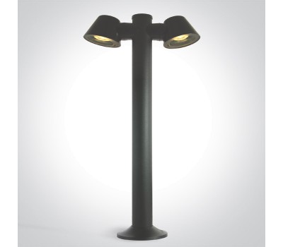 One Light 67534C/AN ANTHRACITE IP65 BOLLARD LAMP