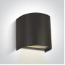 One Light 67536A/AN ANTHRACITE IP65 FACADE WALL LAMP