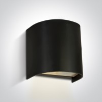 Фасаден аплик One Light 67536A/B BLACK IP65 FACADE WALL LAMP