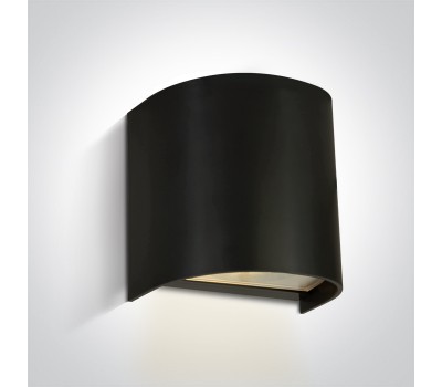 Фасаден аплик One Light 67536A/B BLACK IP65 FACADE WALL LAMP