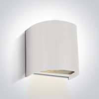 Фасаден аплик One Light 67536A/W WHITE IP65 FACADE WALL LAMP