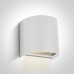 One Light 67536A/W WHITE IP65 FACADE WALL LAMP