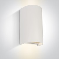 Фасаден аплик One Light 67536B/W WHITE IP65 FACADE WALL LAMP