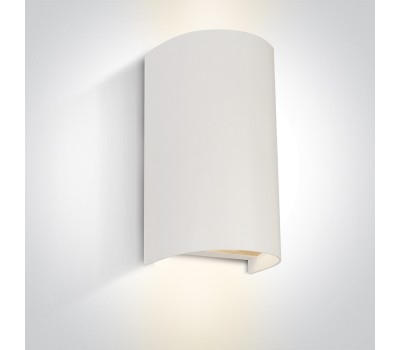 Фасаден аплик One Light 67536B/W WHITE IP65 FACADE WALL LAMP