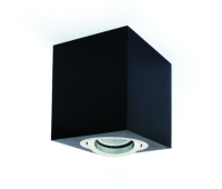One Light 12105AC/B Black Square Surface Mounting Lamp