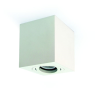 Луна за външен монтаж One Light 12105AC/W White Square Surface Mounting Lamp