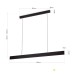 LED пендел ORION HL 6-1695 GIDEON BLACK