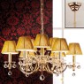 Полилей ORION LU 2144/6+3 Kristalldesign Gold