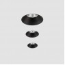 LED луна за вграждане POLARIS LIGHTING 1001-BK CANIS TRIMLESS BLACK 8W 3000K