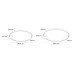 POLARIS LIGHTING 1309-600 LORENA D600 BLACK 30W 3000K
