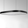 LED пендел POLARIS LIGHTING 1349-L-BK HELIX BLACK 48W CCT 3000K - 4000K - 6000K 