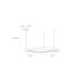 POLARIS LIGHTING 1349-L-BK HELIX BLACK 48W CCT 3000K - 4000K - 6000K