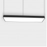 LED пендел POLARIS LIGHTING 2009-12030 BK WW KARO 120/30 BLACK 42W 3000K