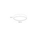 POLARIS LIGHTING 2101 SPHERE 600 WHITE 44W 3000K IP44