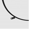 POLARIS LIGHTING 4610 BK NW EYE MAGNET ROUND 5W 4000K BLACK MAGNET LINE CIRCLE TRACK
