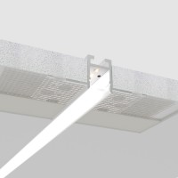 Алуминиев профил за вграждане за LED лента POLARIS LIGHTING 5702-1 NANO LINE TRIMLESS RECESSED PROFILE WITH OPAL DIFFUSER 2000mm