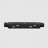 Електропроводима права връзка за магнитна шина POLARIS LIGHTING 4007 BK MAGNET LINE OM 23 23mm STRAIGHT POWER CONNECTOR BLACK