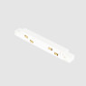 Електропроводима права връзка за магнитна шина POLARIS LIGHTING 4007 WH MAGNET LINE OM 23 23mm STRAIGHT POWER CONNECTOR WHITE
